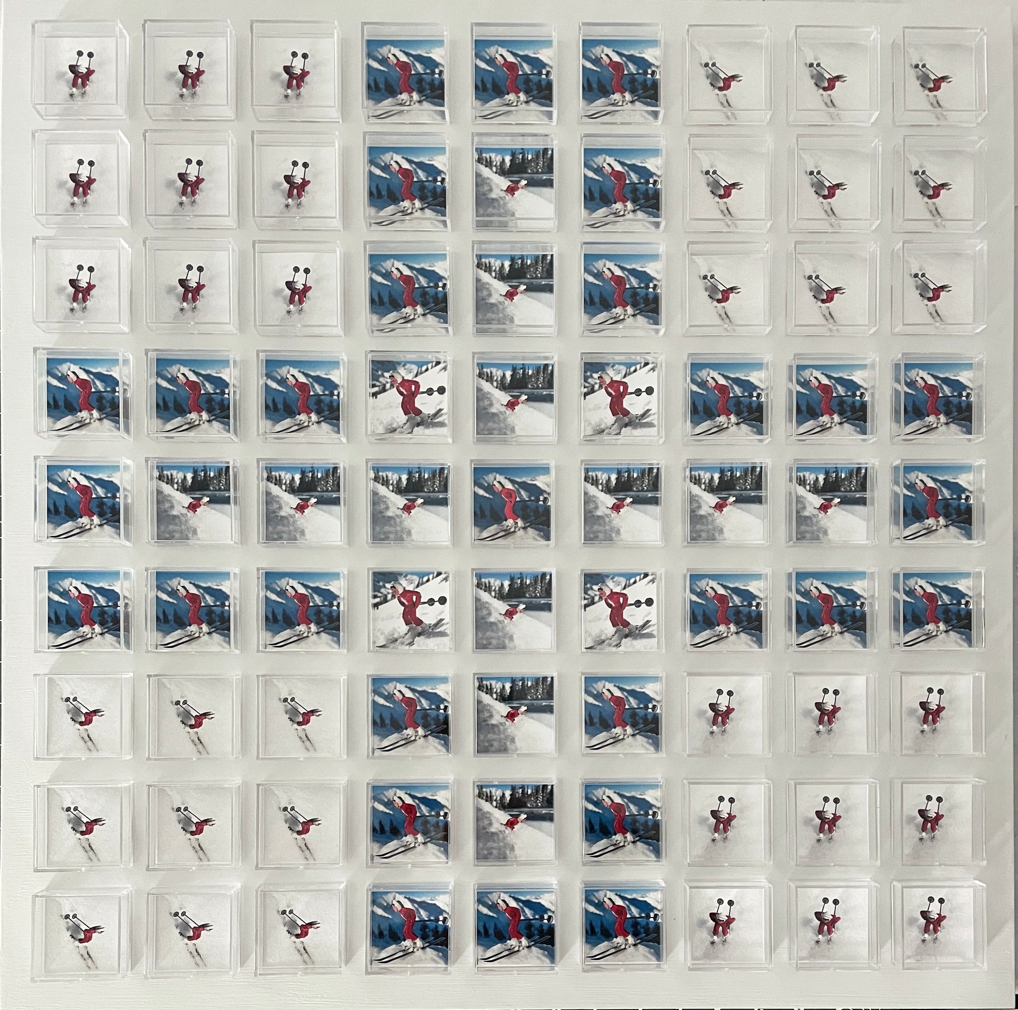 Skier's Bubble - Square