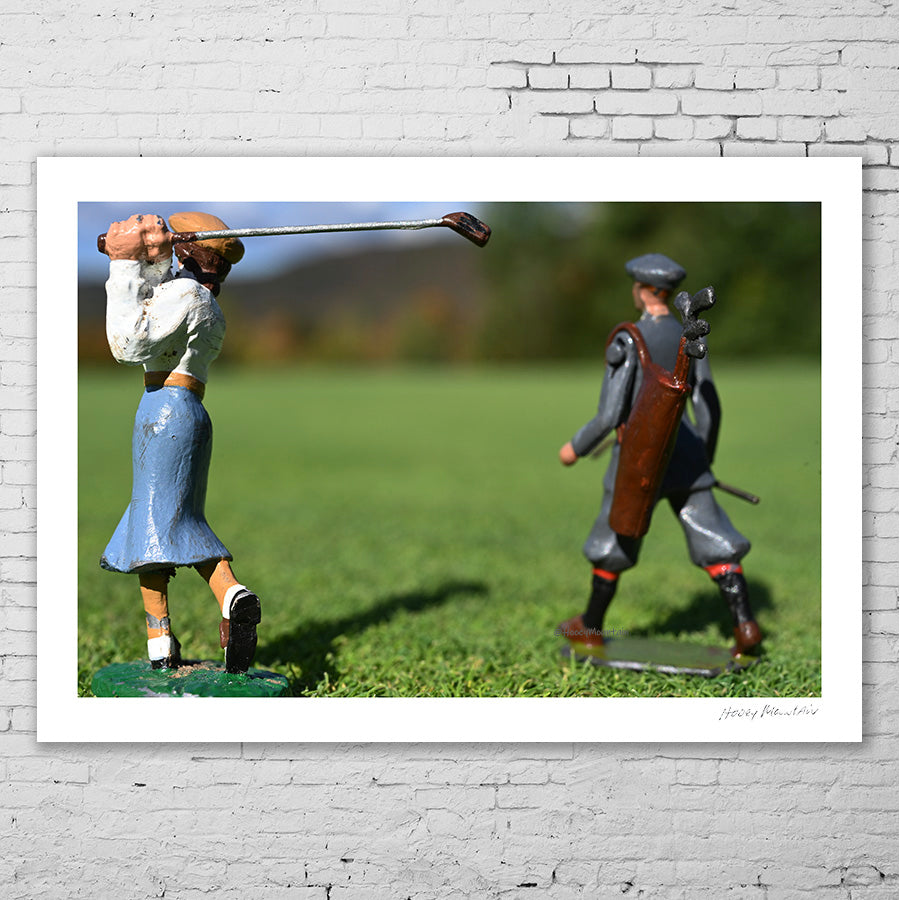 Vintage Toy Golfers by Hooey Mountain