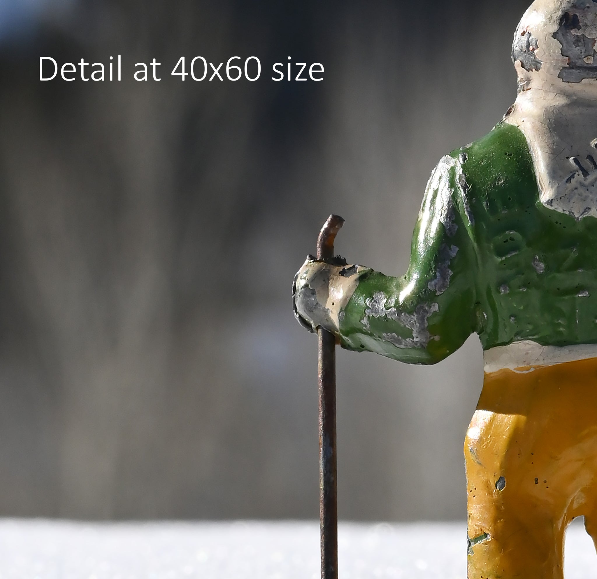 Vintage Toy Skier image details by Hooey Mountain