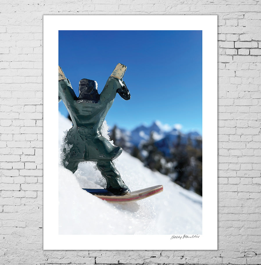 vintage toy snowboarder by Hooey Mountain