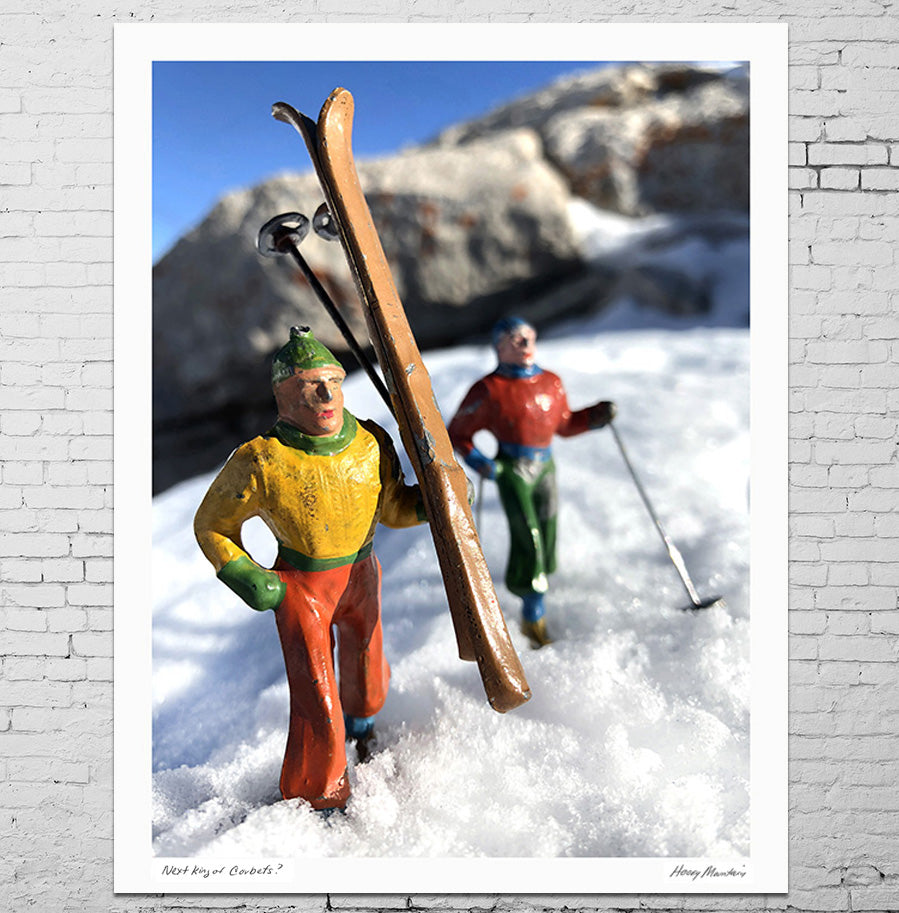Vintage Toy Skiers photo at Corbets by Hooey Mountain. Who will be the next king?