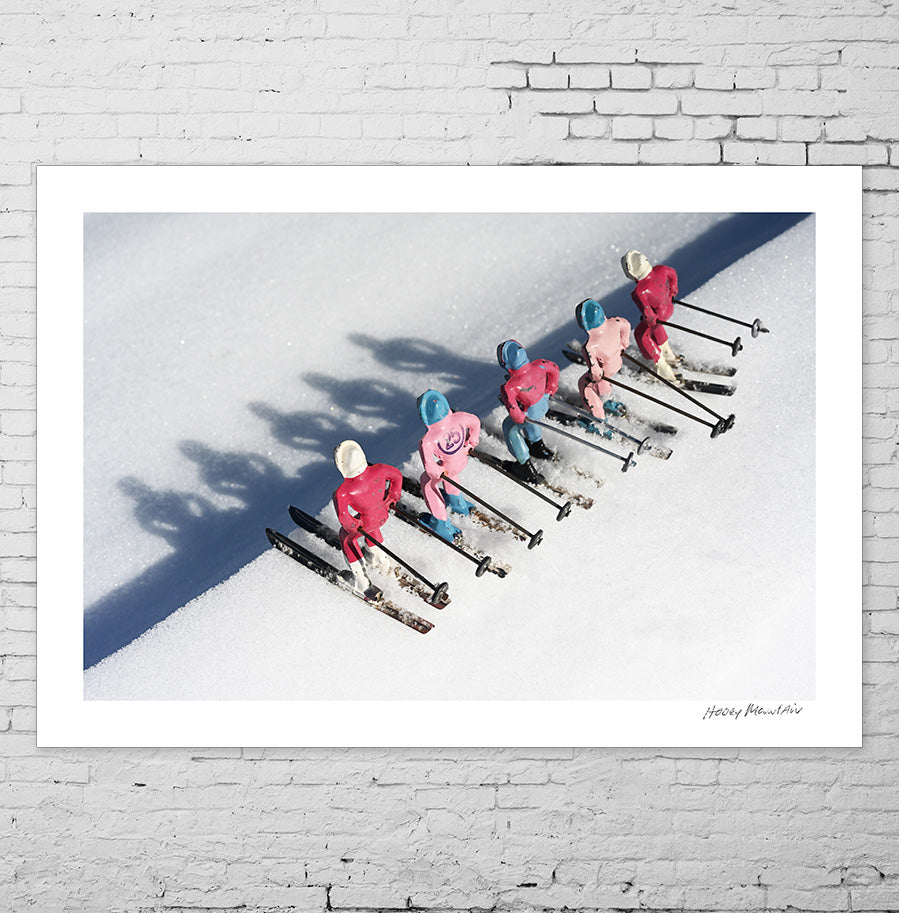 Hooey Mountain Pink Toy SKiers