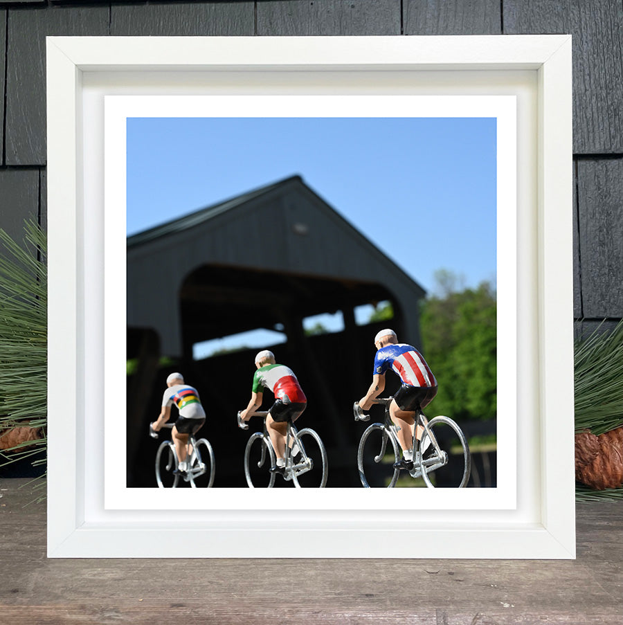 The Minis - 12x12 (and 11x14) White Wood Frame with Floated Image. - Hooey  Mountain