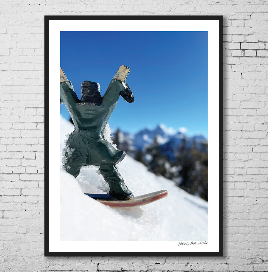 vintage toy snowboarder by Hooey Mountain