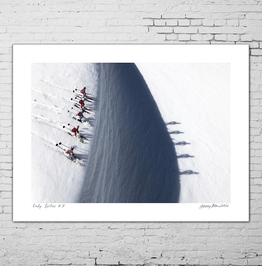  Vintage toy skiers and their shadows. Photo by Hooey Mountainintage toy skiers and their shadows. Photo by Hooey Mountain