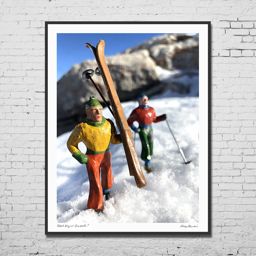 Vintage Toy Skiers photo at Corbets by Hooey Mountain. Who will be the next king? 